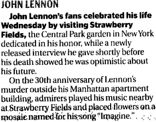 other Newspaper clipping from Dec 9, 2010 5616549