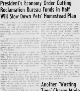 other Newspaper clipping from Aug 19, 1946 5616597
