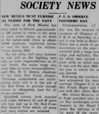 General news Newspaper clipping from Jan 25, 1943 5616656