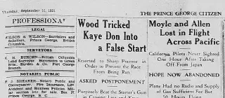 other Newspaper clipping from Sep 10, 1931 5617005