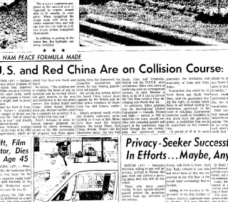 Entertainment Newspaper clipping from Jul 24, 1966 5617026